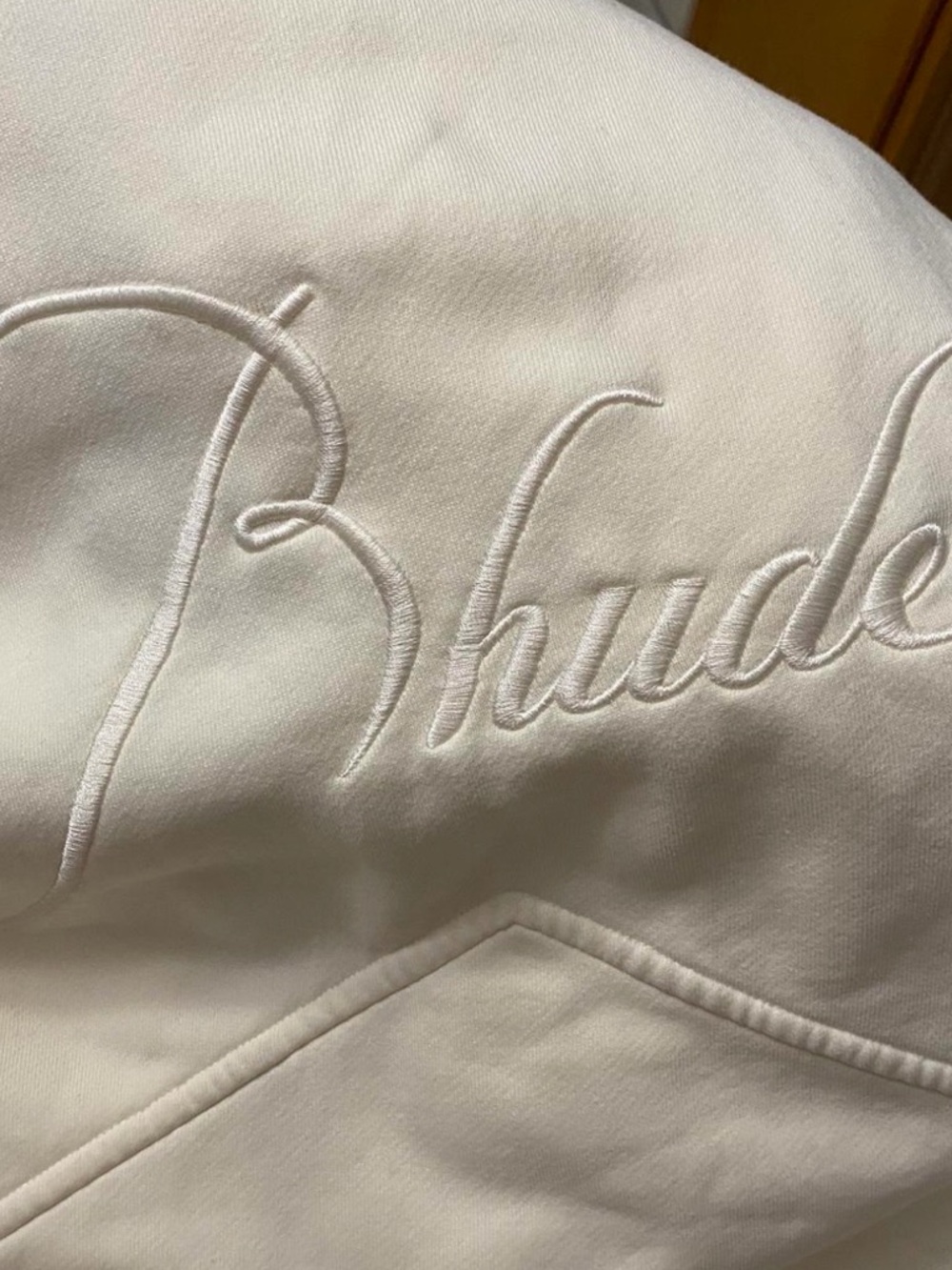 Hott!!RHUDE designer Jacket full zip double zipper hoodie.Free hat with purchase